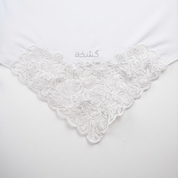 Kashkha Square Lace in Paper White