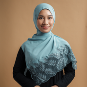 Kashkha Shawl Lace in Deep Teal