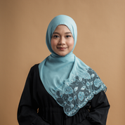 Kashkha Shawl Lace in Turquoise