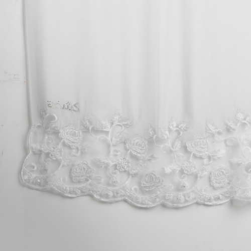 Kashkha Shawl Lace in Pure White