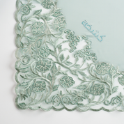 Kashkha Square Lace in Pale Sage