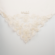 Kashkha Square Lace in Cream White