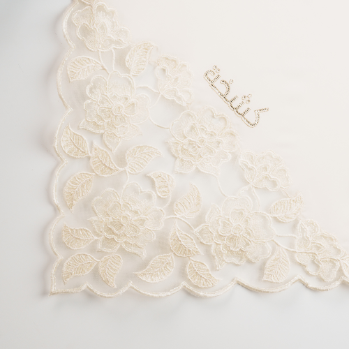 Kashkha Square Lace in Cream White