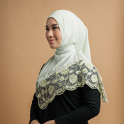 Kashkha Shawl Lace in Sage Green