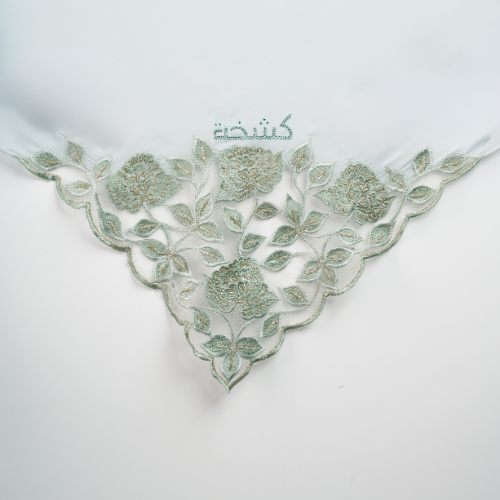 Kashkha Square Lace in Muted Sage