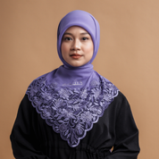Kashkha Square Lace in Purple