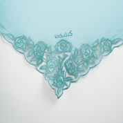 Kashkha Square Lace in Arctic Blue