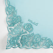 Kashkha Square Lace in Arctic Blue