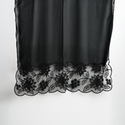 Kashkha Shawl Lace in Coal Black