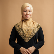 Kashkha Shawl Lace in Mustard