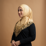 Kashkha Shawl Lace in Mustard