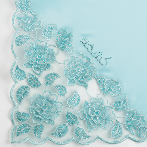 Kashkha Square Lace in Light Blue