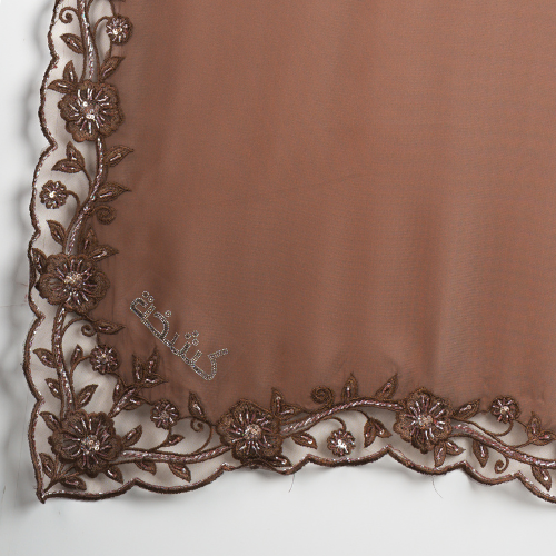 Kashkha Shawl Lace in Desert Brown