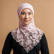 Kashkha Square Lace in Light Pink