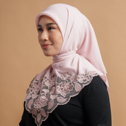 Kashkha Square Lace in Light Pink