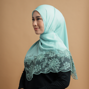 Kashkha Shawl Lace in Light Teal