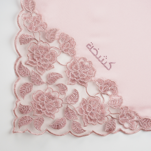 Kashkha Square Lace in Light Pink