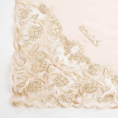 Kashkha Square Lace in Soft Yellow