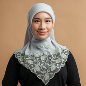 Kashkha Square Lace in Pale Green