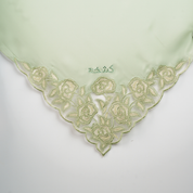 Kashkha Square Lace in Pale Apple Green