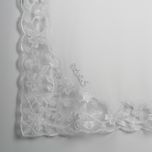 Kashkha Shawl Lace in Pearl