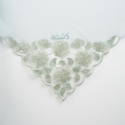 Kashkha Square Lace in Muted Green