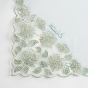 Kashkha Square Lace in Muted Green