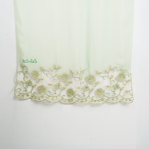 Kashkha Shawl Lace in Moss Green