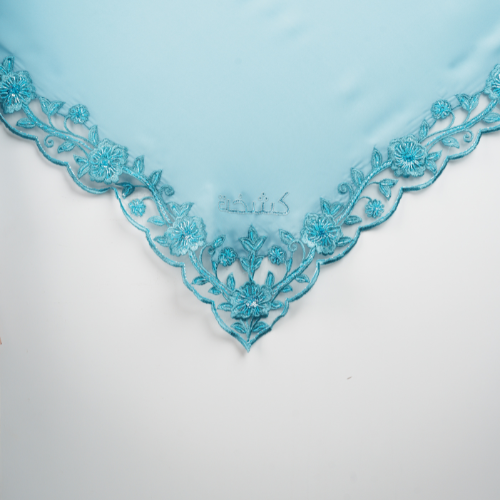 Kashkha Square Lace in Bright Blue
