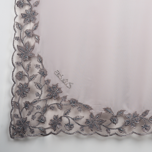 Kashkha Shawl Lace in Light Gray