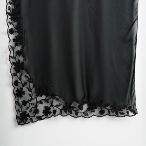 Kashkha Shawl Lace in Raven Black