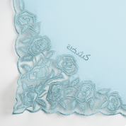 Kashkha Square Lace in Light Cyan