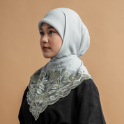 Kashkha Square Lace in Pale Jade
