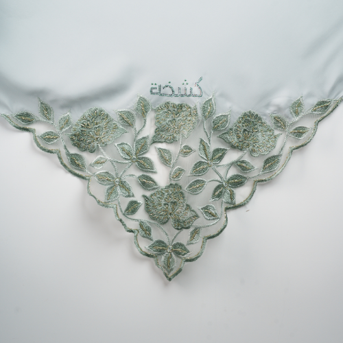 Kashkha Square Lace in Pale Jade