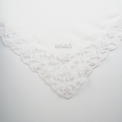 Kashkha Square Lace in Cotton White