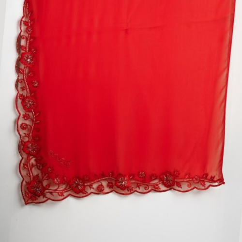 Kashkha Shawl Lace in Bright Red