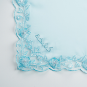 Kashkha Square Lace in Ocean Blue