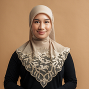 Kashkha Square Lace in Nude