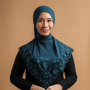 Kashkha Shawl Lace in Teal