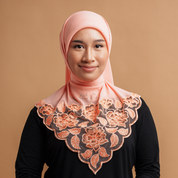 Kashkha Square Lace in Carrot