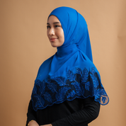 Kashkha Shawl Lace in Royal Blue