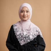 Kashkha Shawl Lace in Soft Pink