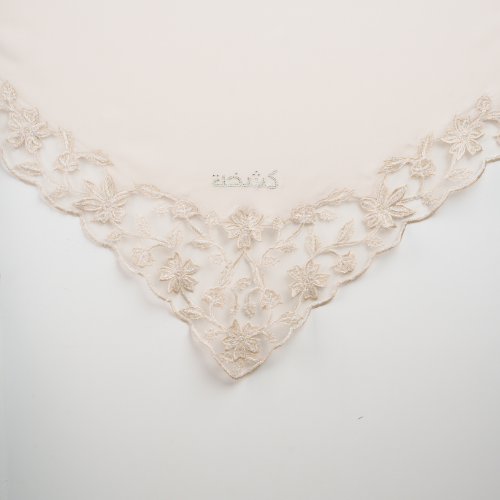 Kashkha Square Lace in Light Beige