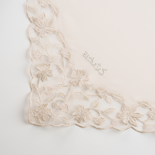 Kashkha Square Lace in Light Beige