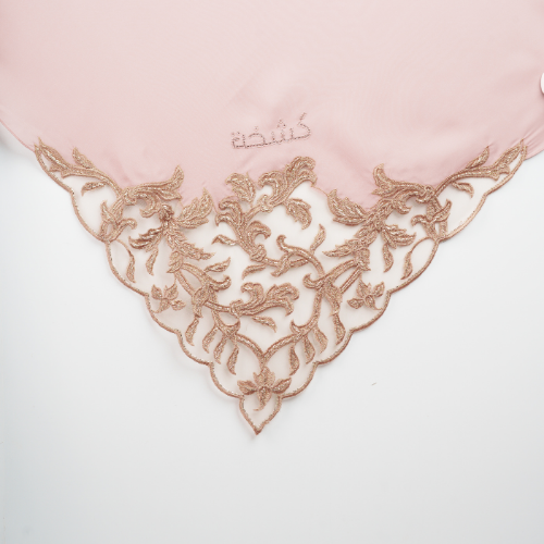 Kashkha Square Lace in Pale Pink