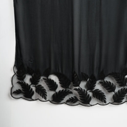 Kashkha Shawl Lace in Ash Black