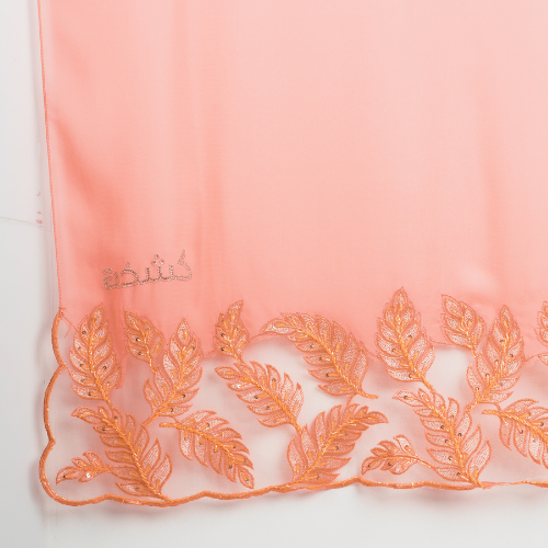 Kashkha Shawl Lace in Cantaloupe