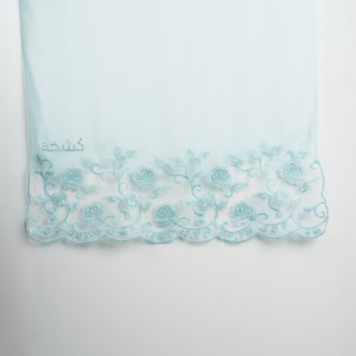 Kashkha Shawl Lace in Frost Blue