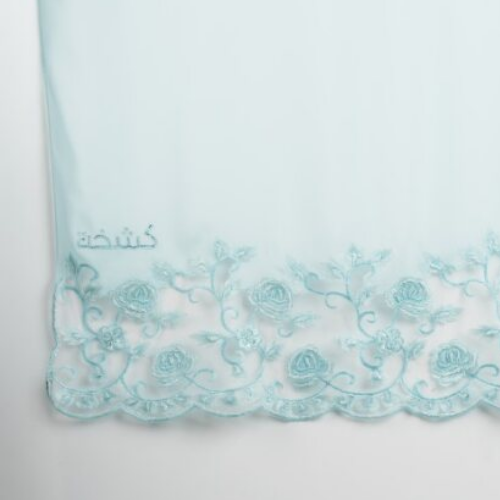 Kashkha Shawl Lace in Frost Blue