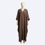Jubah Manik Clover in Mocha Brown